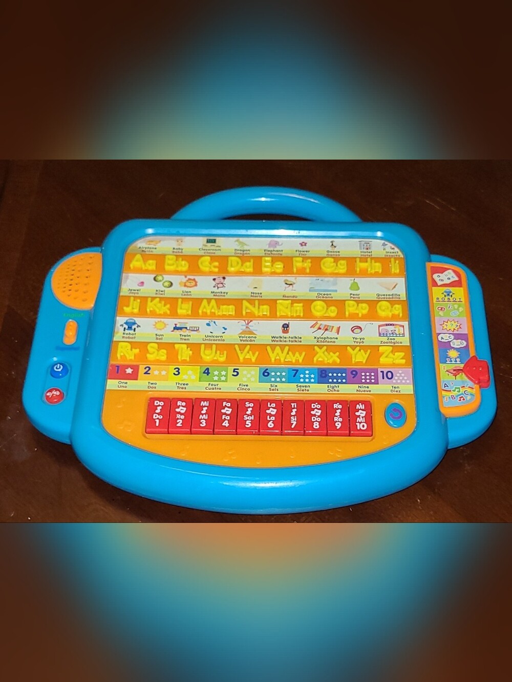 Kid Connection Bilingual Letters and Tunes - English & Spanish, Tested WORKS!!!